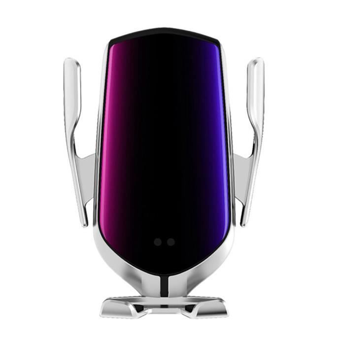 R1 Serrage Automatique 10W Chargeur De Voiture Sans Fil pour iPhone Xs Huawei LG Infrarouge Induction Qi Chargeur Sans Fil Support