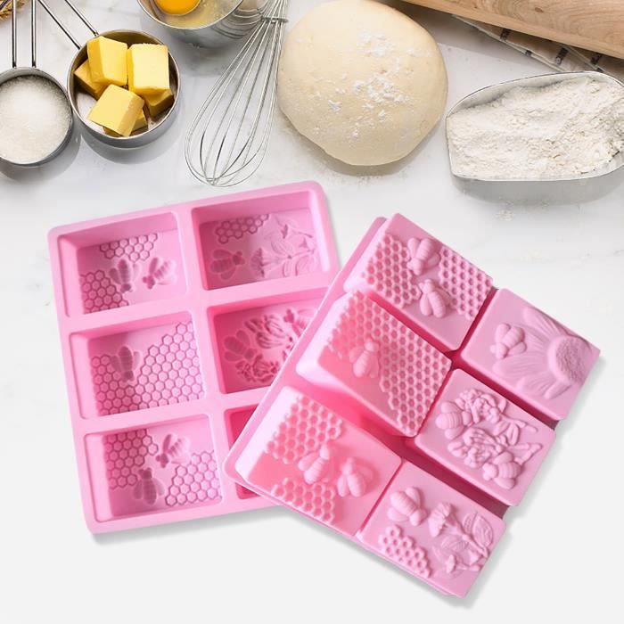 Silicone 3D chocolat savon moule gâteau bonbons moule de cuisson moule de cuisson moule plateaux - Biebeiata 919
