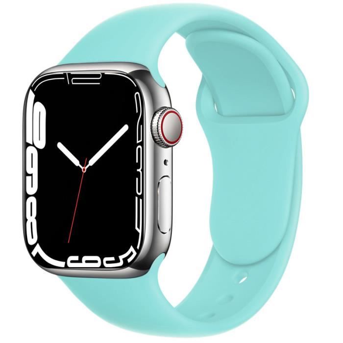 Silicone Strap Compatible Apple Watch Sports Soft Bracelet Wristband For IWatch Series 7 6 5 4 3 SE 38mm 40mm 41mm ML V3T3WKJPXY