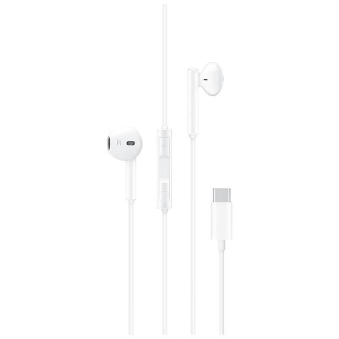 HUAWEI CM33 Ecouteur, USB Type-C, Contrôle du volume, Blanc