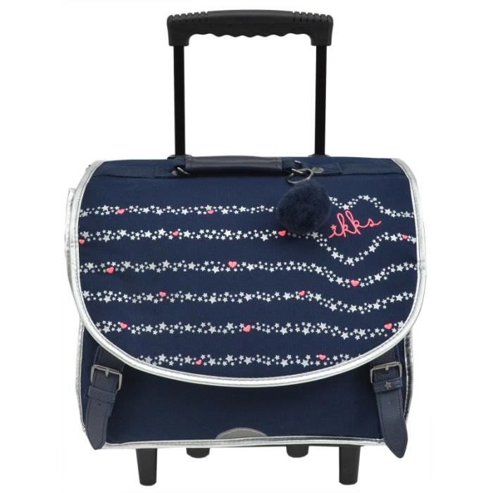 Cartable à roulettes IKKS A42822-marine 37 x 33 x 16 Marine
