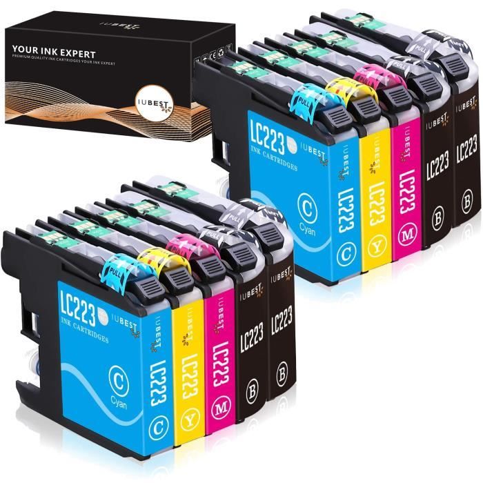 Cartouches d encre Brother LC 223 XL Compatible avec Brother DCP-J562DW MFC-J5320DW MFC-J5620DW MFC-J5625DW MFC-J5720DW MFC-J880DW