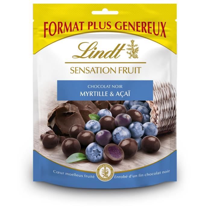 LINDT Sensation Fruit Myrtille et Açaï
