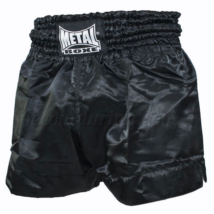-Short Thaï enfant-XXXS-Noir