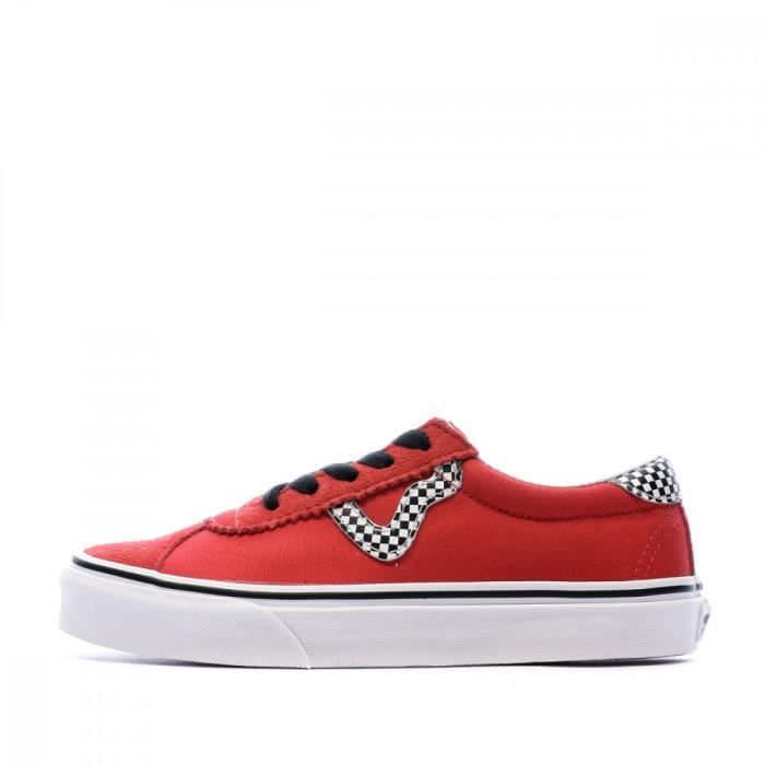 Baskets Rouges Enfant Vans Sport