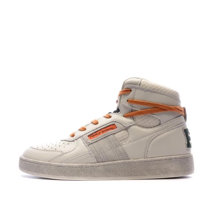 Baskets Montantes Ecrus Homme Franklin &Marshall Theta Bike