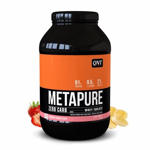 Metapure Whey Protein Isolate Fraise Banane 908 g