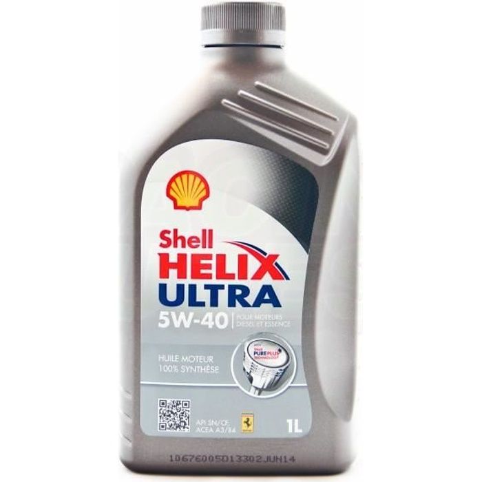 Shell Helix Ultra 5W40 - Conditionnement - Bid...