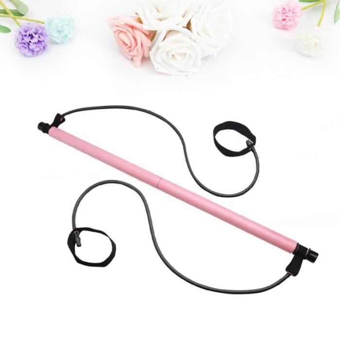 1PC Yoga Pilates Stick Barre de résistance Bodybuilding Gym Tube Loop Elastic TAPIS DE SOL - TAPIS DE GYM - TAPIS DE YOGA