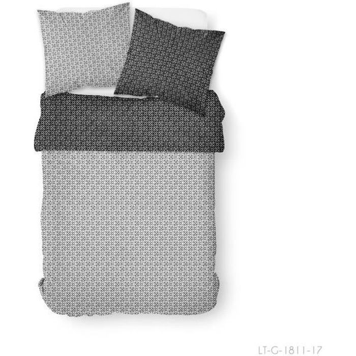 Parure de couette 100% coton 57 fils 240x220 DOLORIS