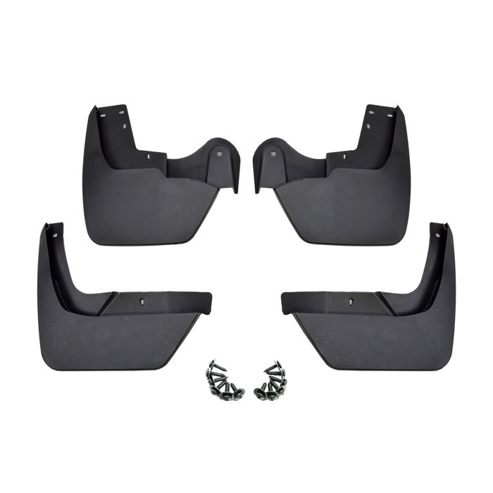 Jeu De 4 Bavettes Garde-Boue Avant/Arrière Compatible Dacia Duster (HS) Pre-Facelift 2010-2013 – Noir Robuste