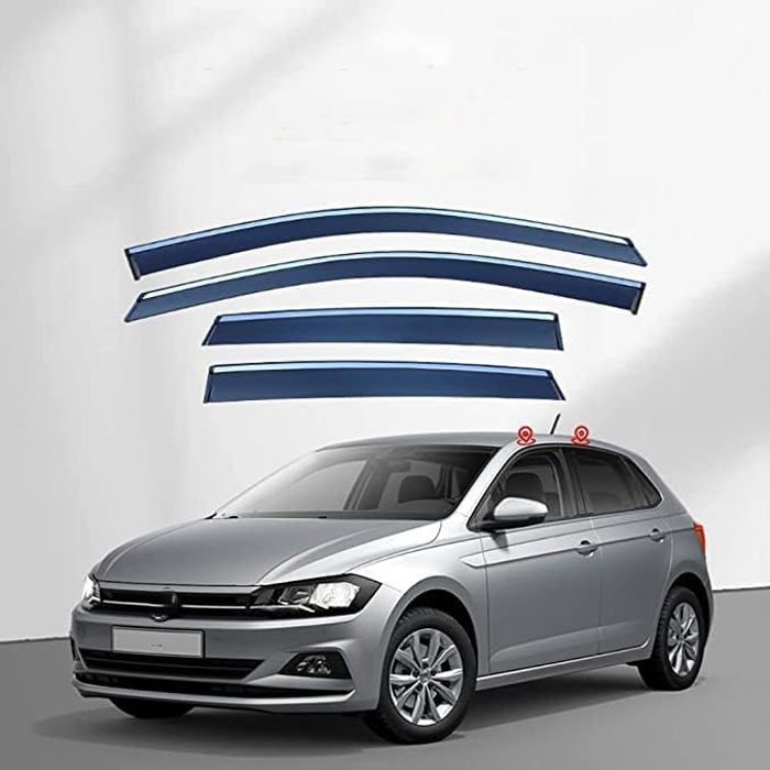 12-557Deflecteur d'air fixation farad 2pieces Volkswagen Polo 2009-2016