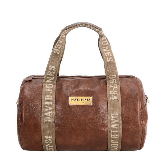 Sac de voyage weekend Porté Main PU David Jones Homme Femme