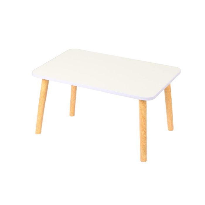 Table basse - 60*40*32cm- Table basse multifonctionnelle - Placez livres tasses et vases - Blanc - QUIIENCLEE