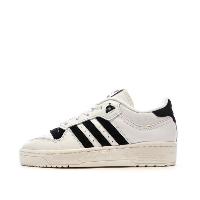 Adidas Baskets Blanches/Noires Femme Adidas Rivalry 86