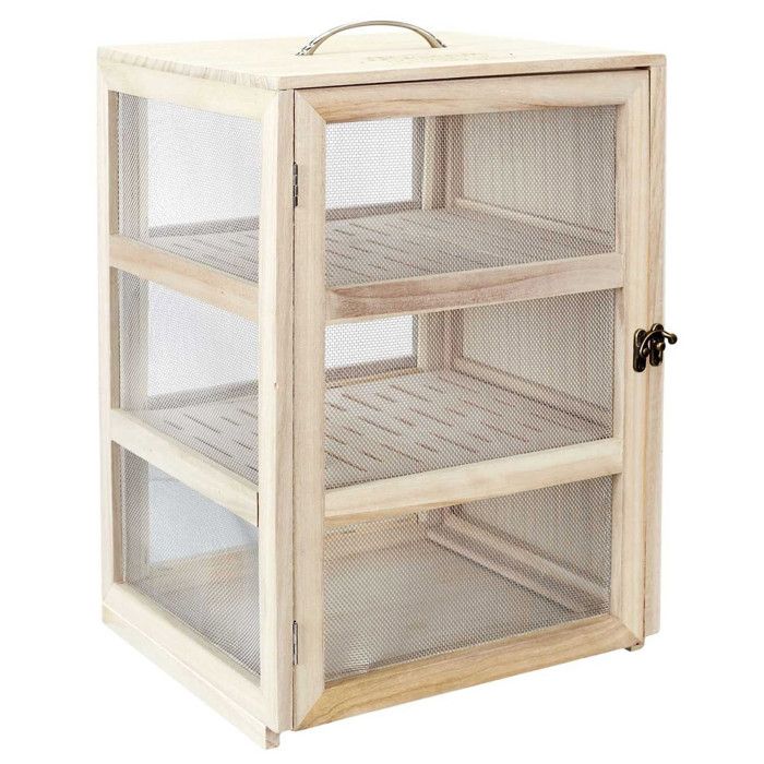 Boîte Garde-Manger en Bois et Grillage Fin - GARDIAN