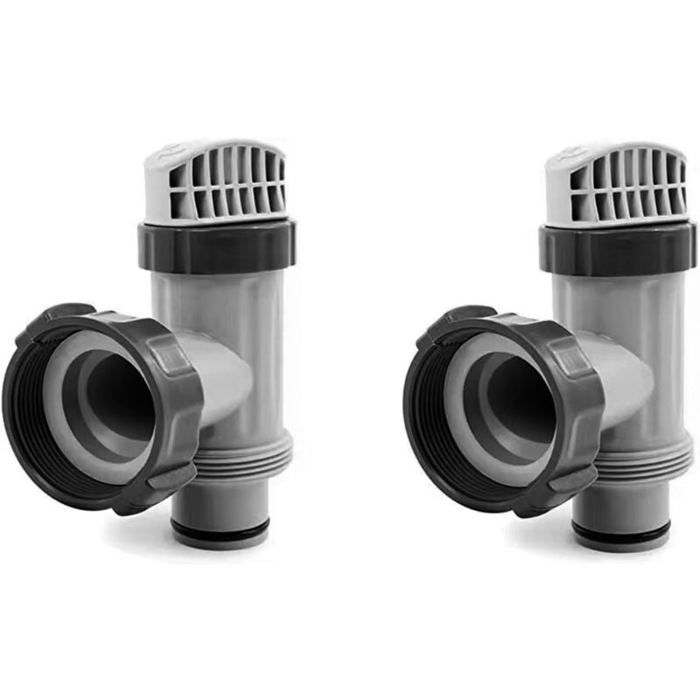 2 Accessoires Piscine Intex Valves Piston Tuyau