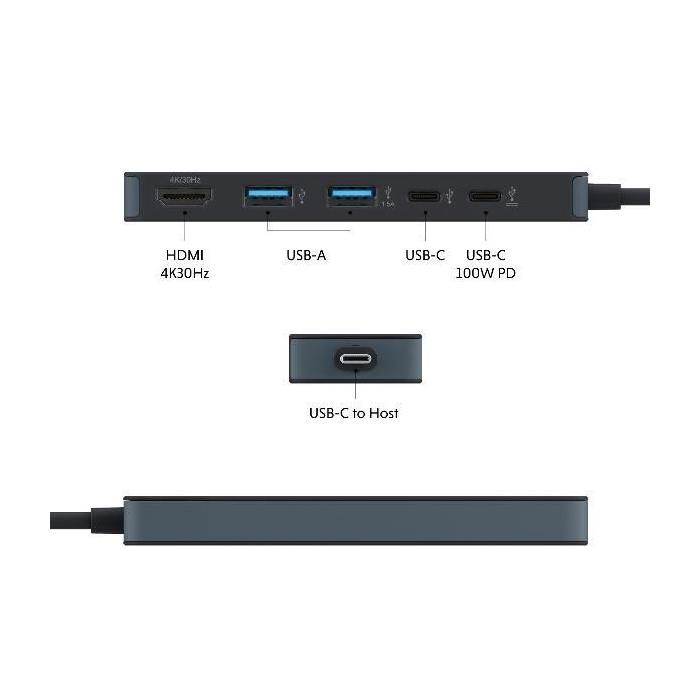 HyperDrive Flex Station d'accueil USB C HDMI - vue 2