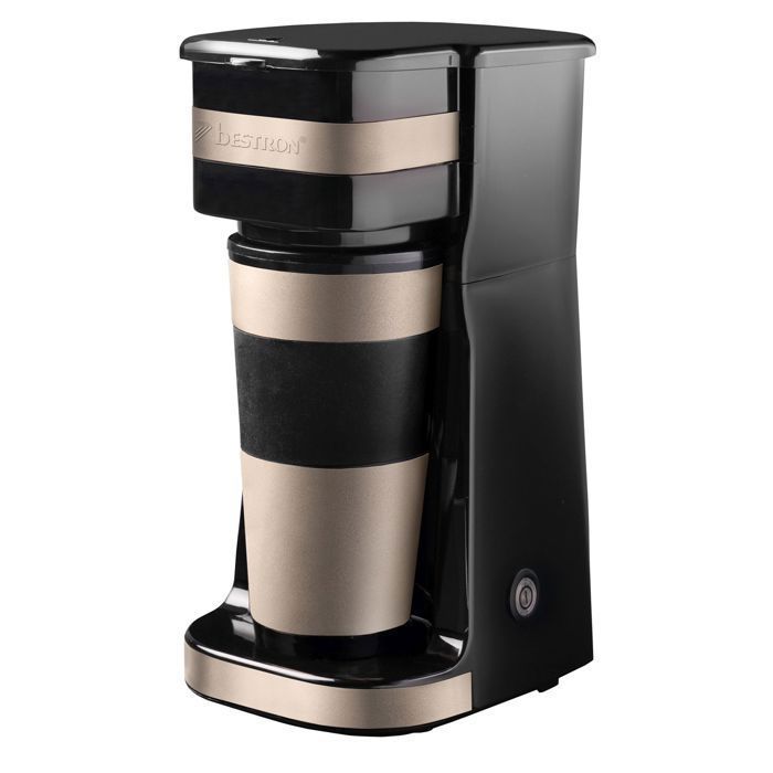 Cafetière filtre - BESTRON - ACM112SAT - 750 W - Mug isotherme 042 L - 2 grandes tasses