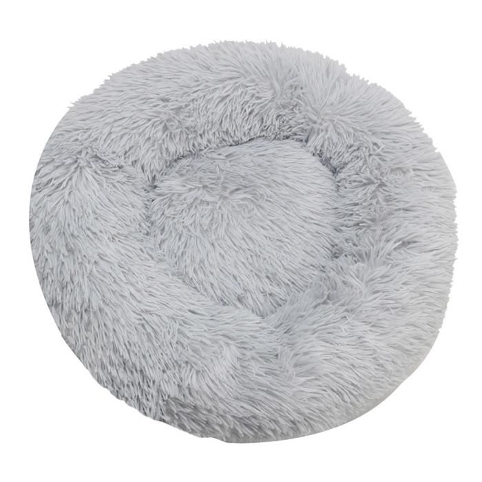 Meilleurs prix pour Coussin Apaisant Rond (60 cm) pour Chiens et Chats Panier Anti-Stress Orthopédique Déhoussable et Lavable .