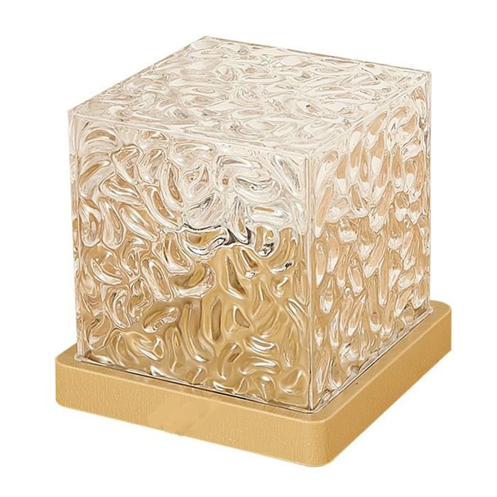 Veilleuse cube dondulation deau LED 16 couleurs avec télécommande adaptée à la chambre à coucher au festival au cadeau de mode