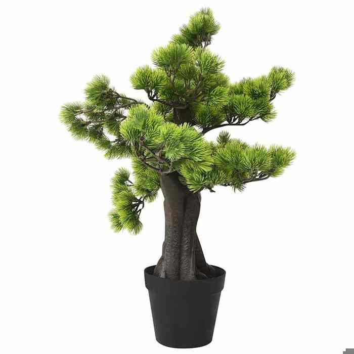 Meuble Déco - Fleurs & plantes artificielles - Vert Moderne Bonsaï de pin artificiel avec pot 60 cm Vert - pour maison luf5420387