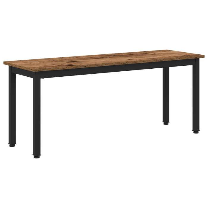 Marron Meuble dentrée - banc Bois ancien 110x35x45 cm Bois dingénierie m8467