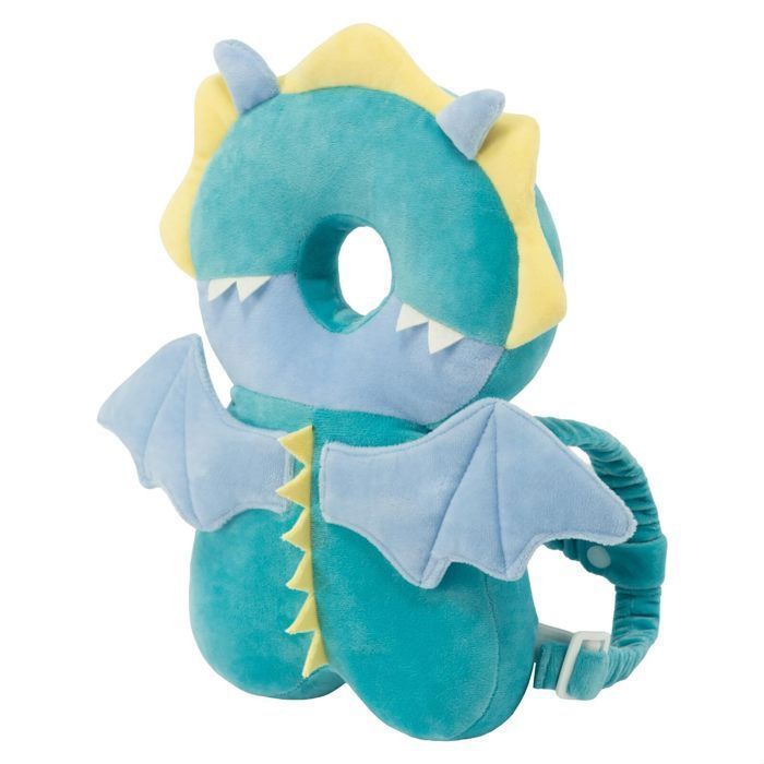Sac à dos de protection pour la tête de bébé - Coussinets doux et légers - Empêche les bébés de tomber en arrière - Peluche dragon