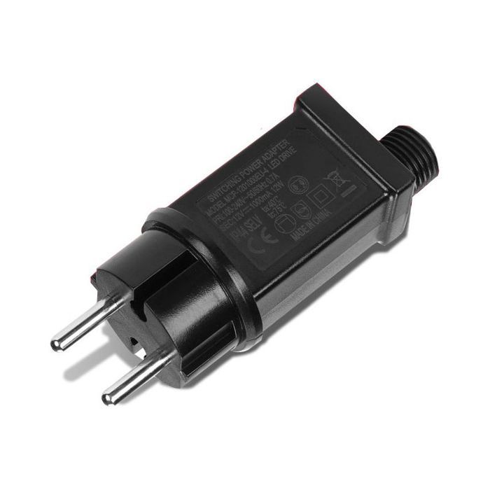 Alimentation LED 12V 12W – Transformateur étanche IP44 pour éclairage extérieur – Adaptateur basse tension pour guirlandes l