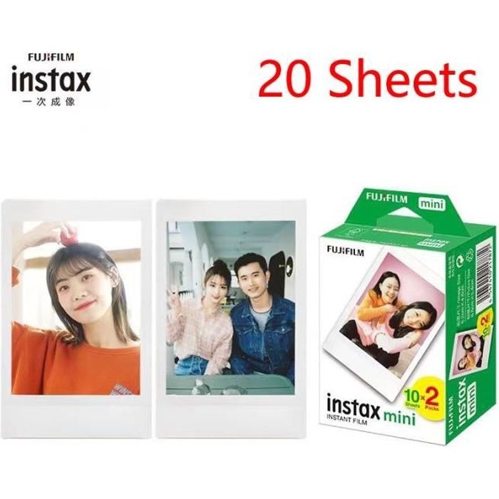 Film pour appareil photo instantané Instax Mini 11 - Fujifilm - Ensemble de 40 pellicules - 20 feuilles