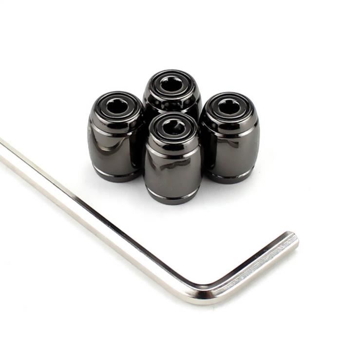 LOT DE 8 Bouchons De Valve De Pneu En Plastique Avec Joint D'étanchéité