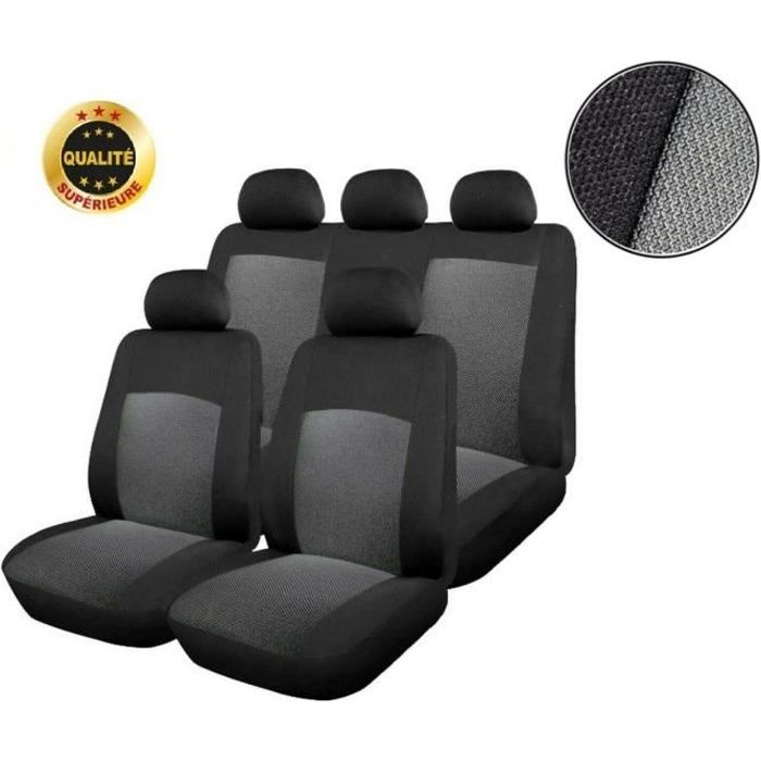 Sitzbezüge housses de protection set EB vw CRAFTER tissu Foncé Gris