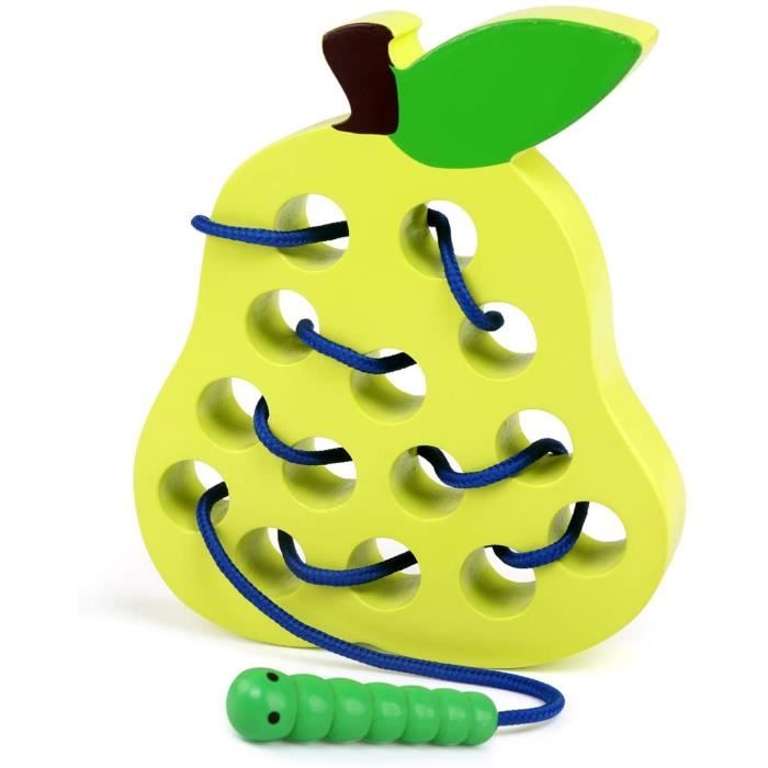 Jouet Enfant 2 Ans Jeux Montessori 2 Ans Montessori Activite Bois Poire Jouet Bois 2 Ans Jeux Educatif Enfant 2 Ans Cade 80 Cdiscount Jeux Jouets