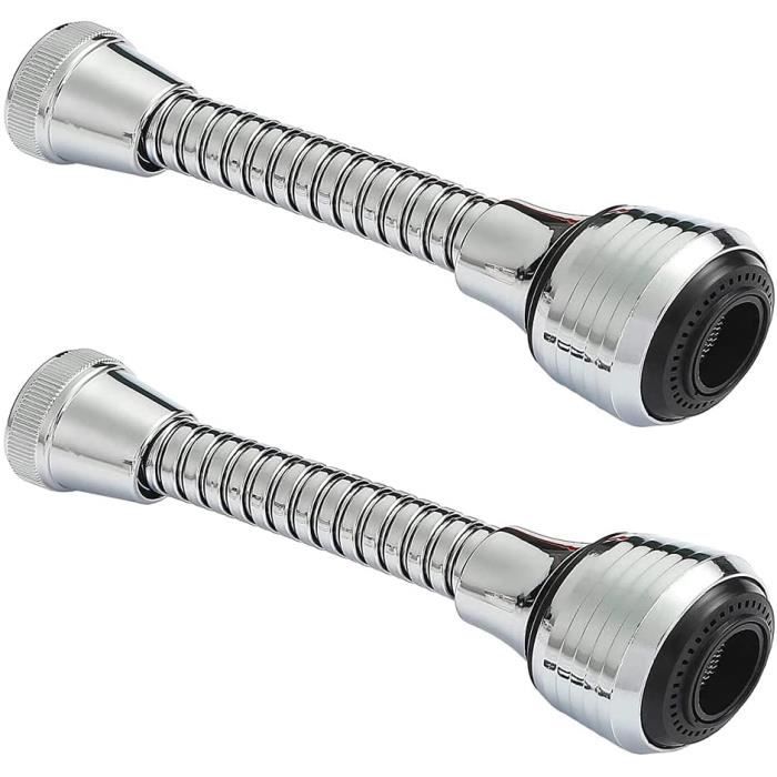 Acheter Tuyau Flexible Pivotant Robinet D'eau évier 360 ° Robinet Filtre Rallonge Buse Pulvérisateur