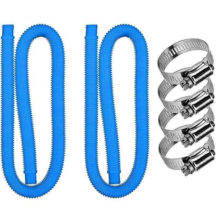 Tuyau De Piscine POOL CENTRAL Argenté 9 Pieds X 1.5" - Pour Filtre, Piscine Enterrée, Neuf