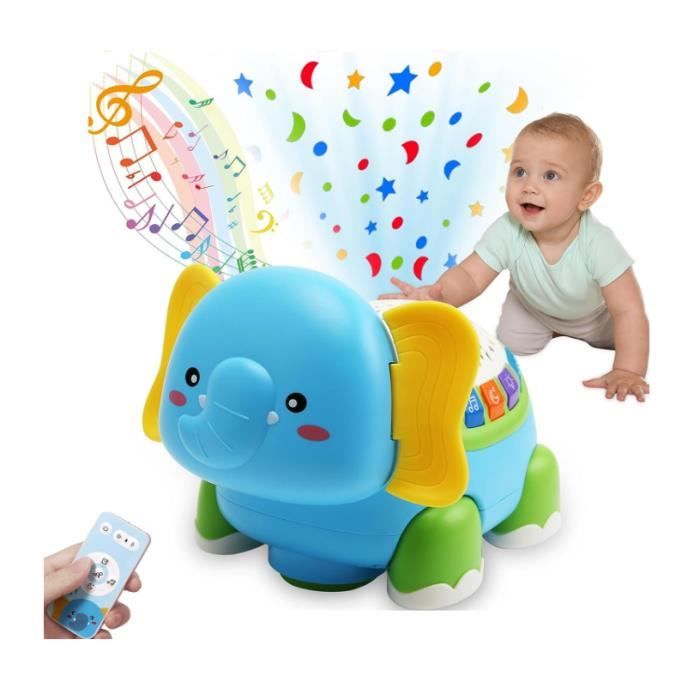 ARVALOLET Jouets pour bébé 6 Mois Jouet de Voiture d'apprentissage Musical  Jouet de Voiture pour bébé Jouet de Voiture à Piles Girafe/Licorne Rampant