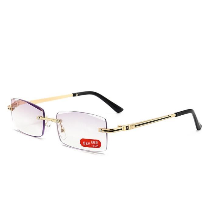 Lunettes pour Lire, Verres carrées de Mode, Protection des Yeux