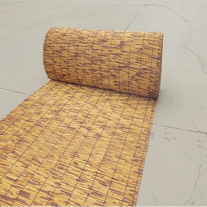 Clôture En Roseau Naturel Canisse Bambou Occultant Brise Vue Protection De La Vie Privée Rouleaux De Clôture Moustiquaire Pour Jardin Pour Balcon Brise Vent Exterieur Terrasse 120x180cm
