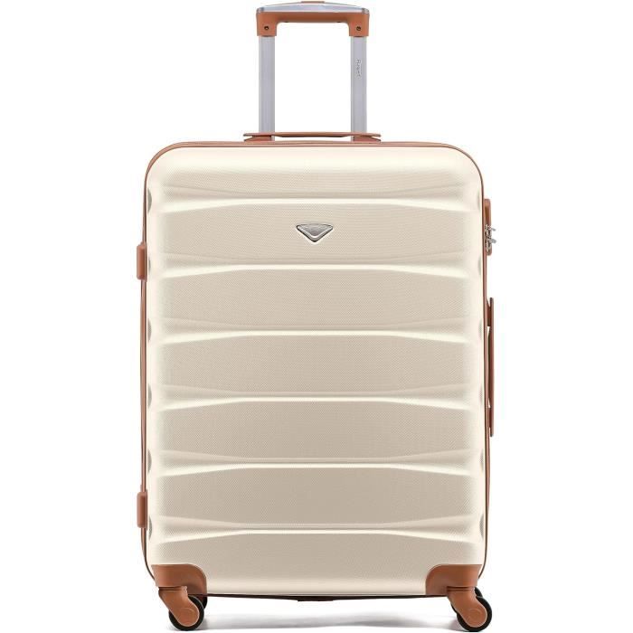 Flight Knight ABS Valise Cabine 55x35x20 c Copatible avec Air France, Hop! easyJet, RyanAir Et