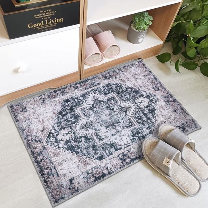 Paillasson D'Intérieur Tapis De Sol Et De Cuisine En Caoutchouc Robuste, Antidérapant, Lavable - 3