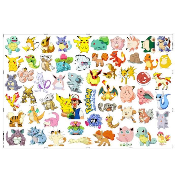 Stickers Muraux Pokémon