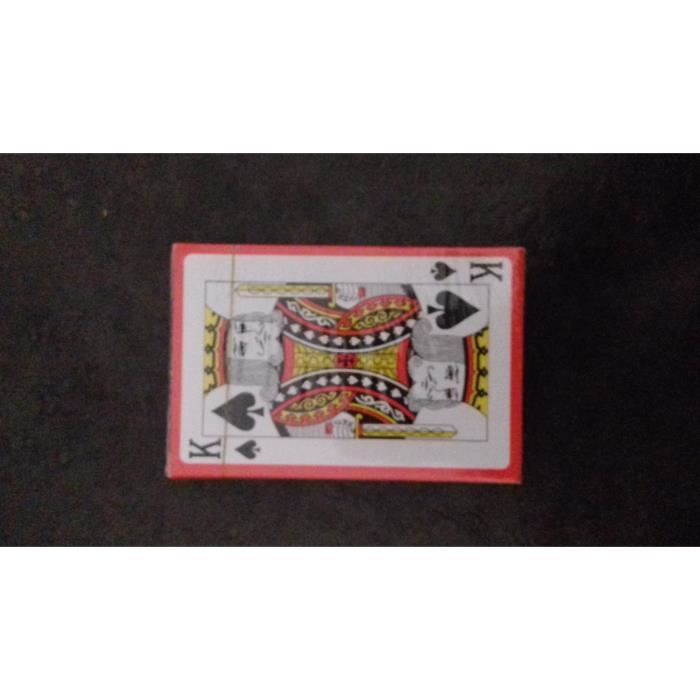 Jeu de 54 cartes à jouer pokerrami belote