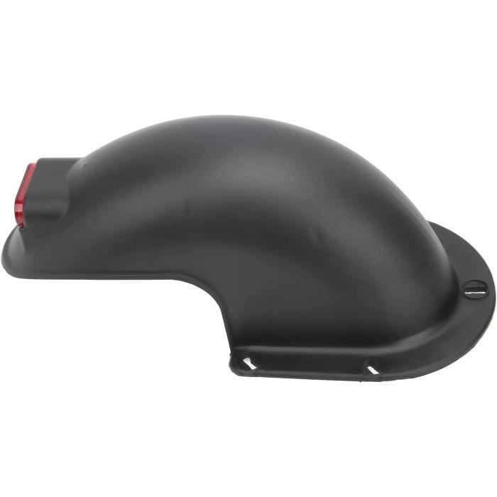 Garde-Boue Arrière Noir Pour Scooter Électrique 10 Pouces Avec Lampe Rouge - RiToEasysports, Protection Efficace Et Visible