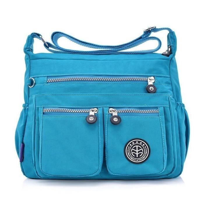 Sac Bandoulière UTERQUE Bleu Pour Femme - Petit Format, Style Décontracté Et Pratique !