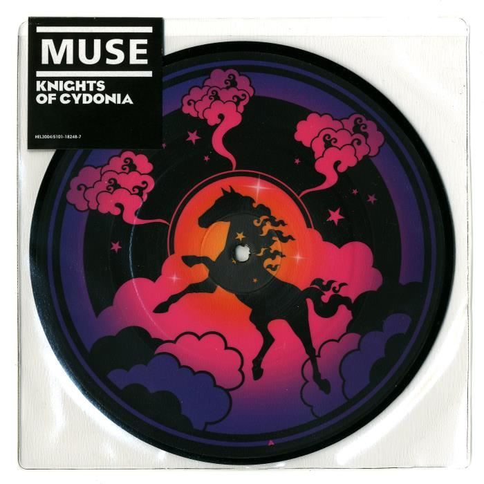 MUSE - KNIGHTS OF CYDONIA ★ EDITION LIMITEE VINYLE 45 TOURS 7" PICTURE