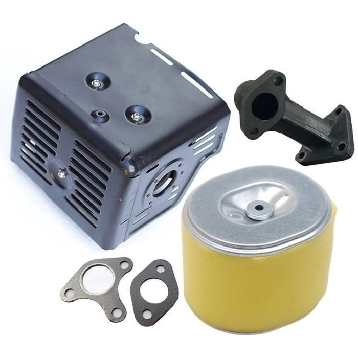 OxoxO Silencieux Échappement Moteur 11HP-13HP - Compatible GX340 GX390 - Kit Joints Inclus