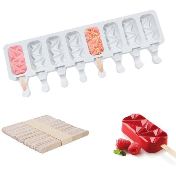 Moule A Glace En Silicone En Forme De Bebe Moule A Sucettes Glacees Pour Enfants Moule A Glace En Silicone Avec 50 Batonne A322 Cdiscount Maison