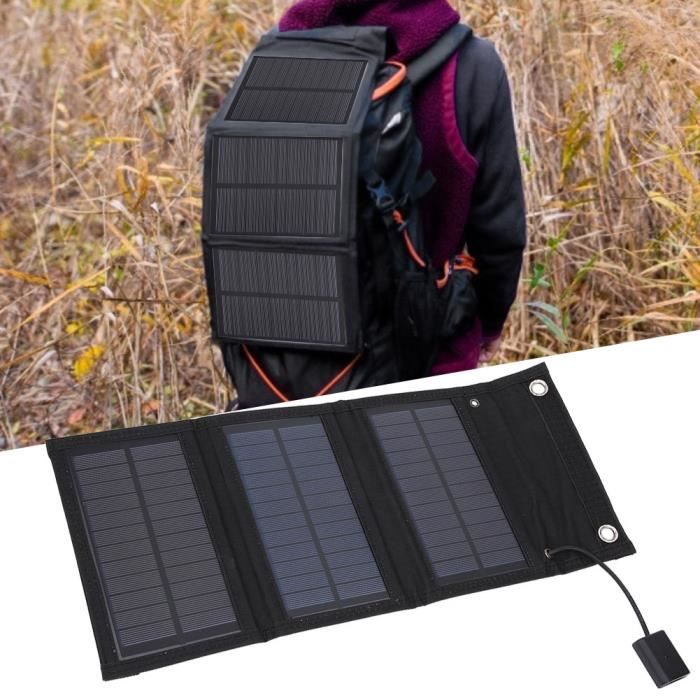 Panneaux solaires imperméables de paquet pliable de panneau solaire portatif de 15W