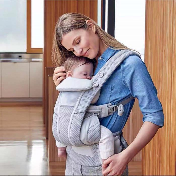 couleur Omni Breeze gris porte-bébé multifonction respirant, sac à dos pour enfant en bas âge, bretelles enve