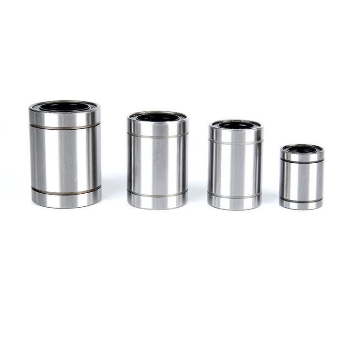 Lot De 10 Bagues à Billes Linéaires LM8SUU – 8x15x17 Mm – Uxcell, Ton Argent – Pour Guidage